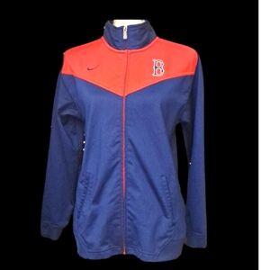 Boston Red Sox Full-Zip up double-sided Jacket Blue Sz Large 16